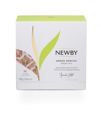 Herbata Newby Green Sencha saszetki 50 sztuk.
